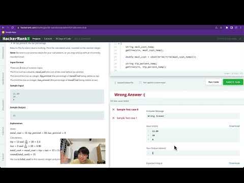 C++ - Day 2 - Operators - 30 Days of Code