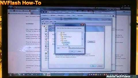 ViewSonic G-Tablet (How to use NV Flash) *Firmware Flashing*