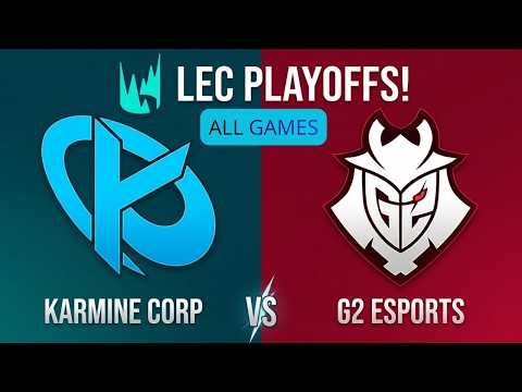 CAN KC FINALLY BEAT G2?! KC vs G2 All Games Highlights : LEC SPRING PLAYOFFS