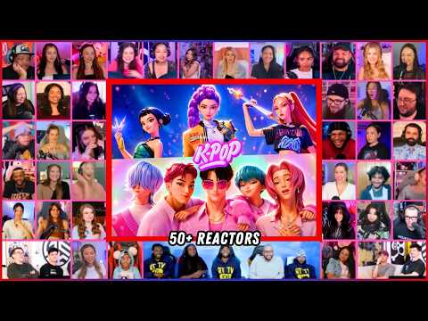 🔥60+ Reactors K-POP Demon Hunters Full Movie Mega Reaction Mashup #kpopdemonhunters
