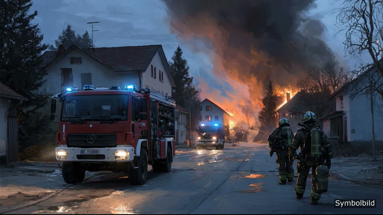 Feuerwehr Brand - Stuttgart - Bad Cannstatt - Schmidender Straße - 25. Oktober 2025 (25.10.2025)