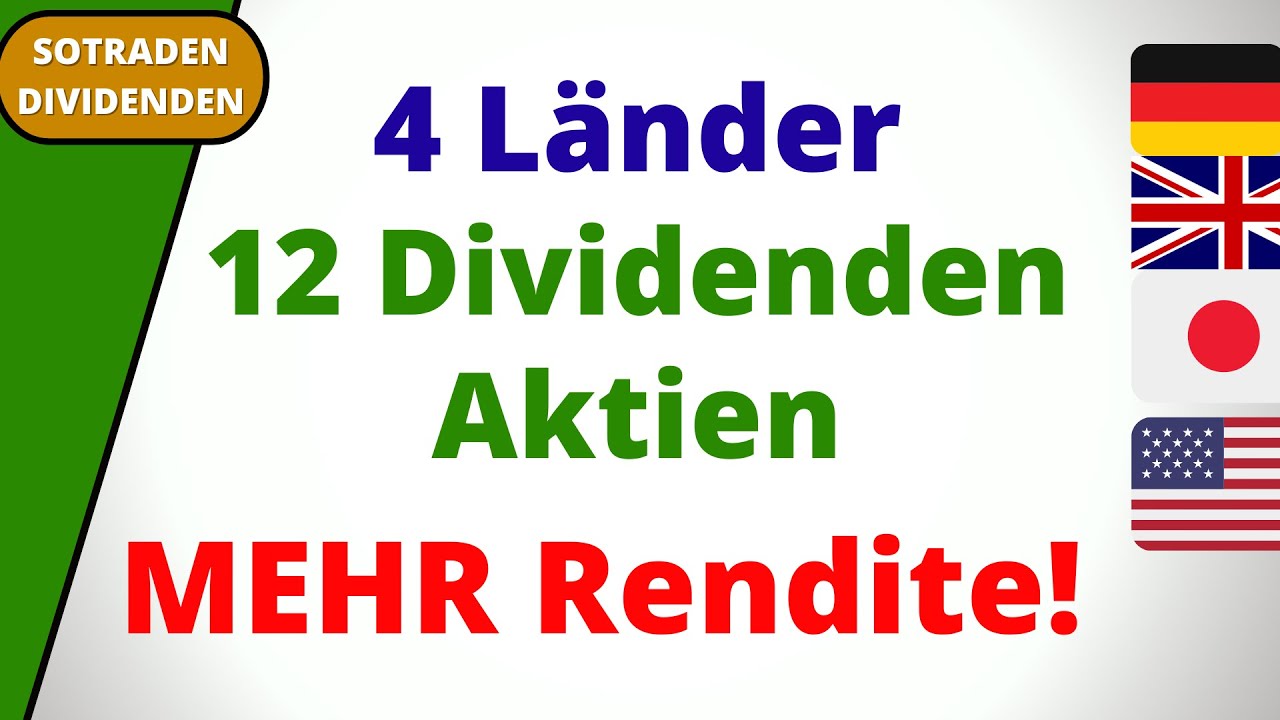 12 Aktien Dividenden Strategie YouTube