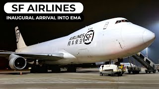 Sf Airlines 747 First Visit Into East Midlands Airport