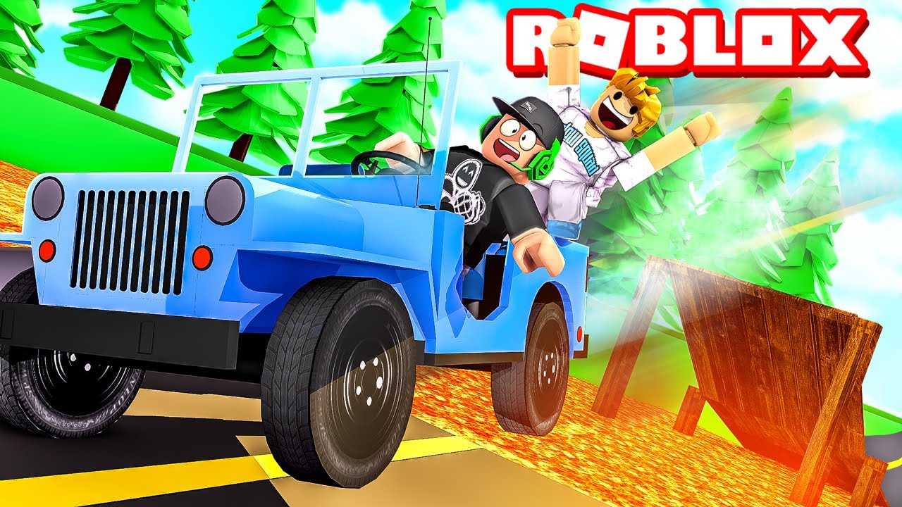 We Beat the NEW Jeep Obby Challenge in Roblox!!