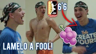 LaMelo Ball Practices With NEW JBA TEAM! DuRag Melo BRINGS OUT THE JELLY! 6’6 Confirmed