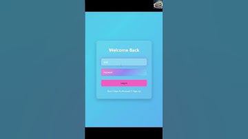 Animated Login Form with HTML & CSS ✨ | No JavaScript! #shorts