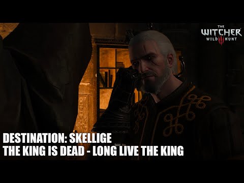 Видео: The Witcher 3 - Destination Skellige, The King Is Dead, земна стихия, Mask Of Uruboros