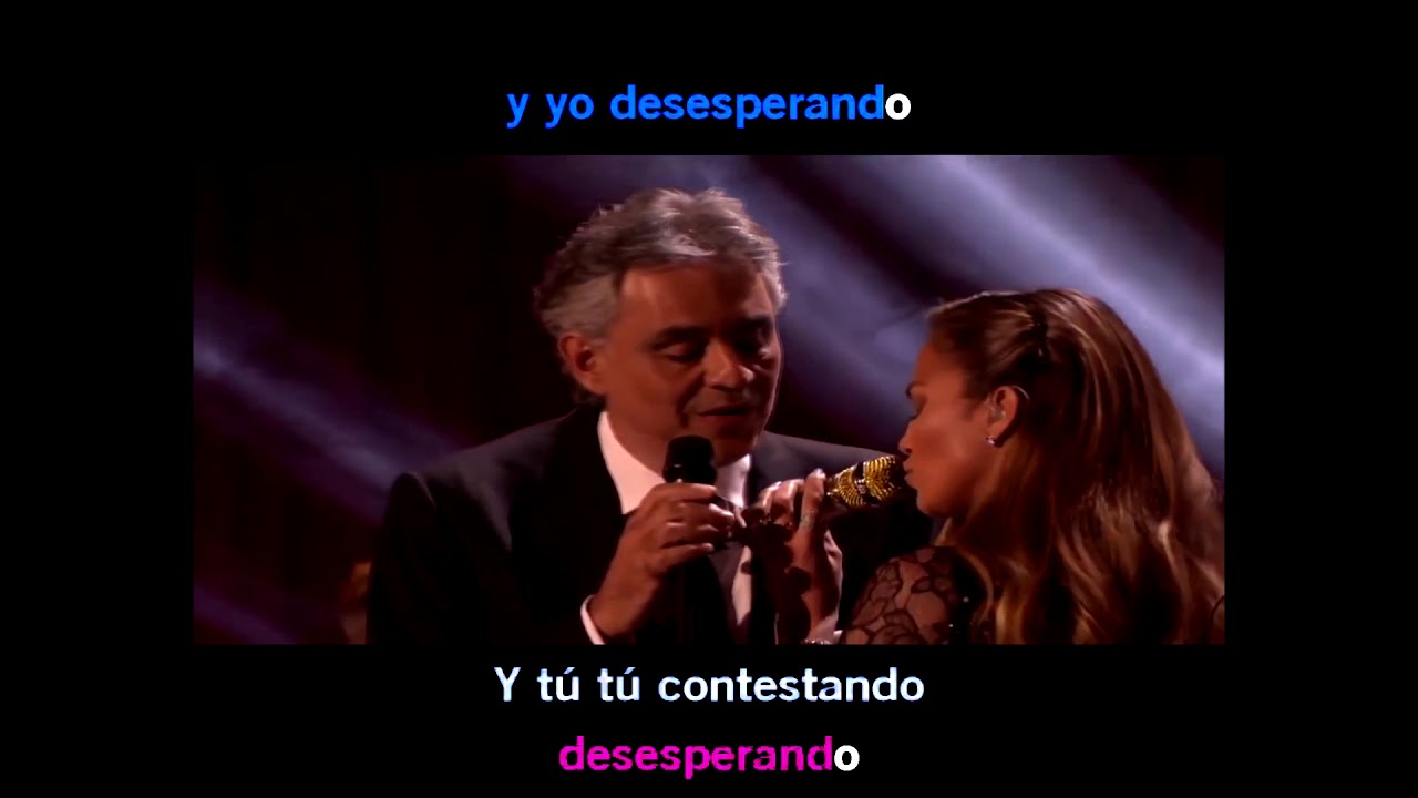 ANDREA BOCELLI FEAT JENNIFER LOPEZ QUIZÁS, QUIZÁS, QUIZÁS YouTube