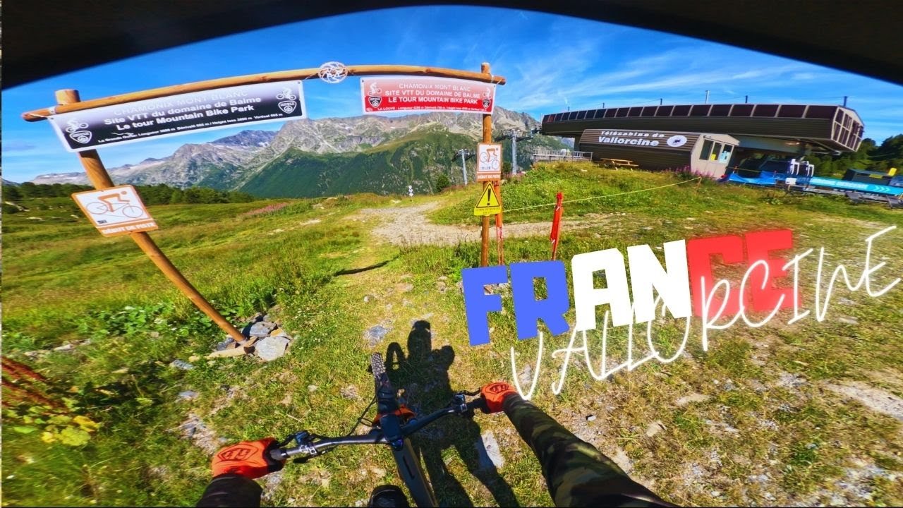 MTB Chamonix - Vallorcine BIKE PARK / RED & BLACK