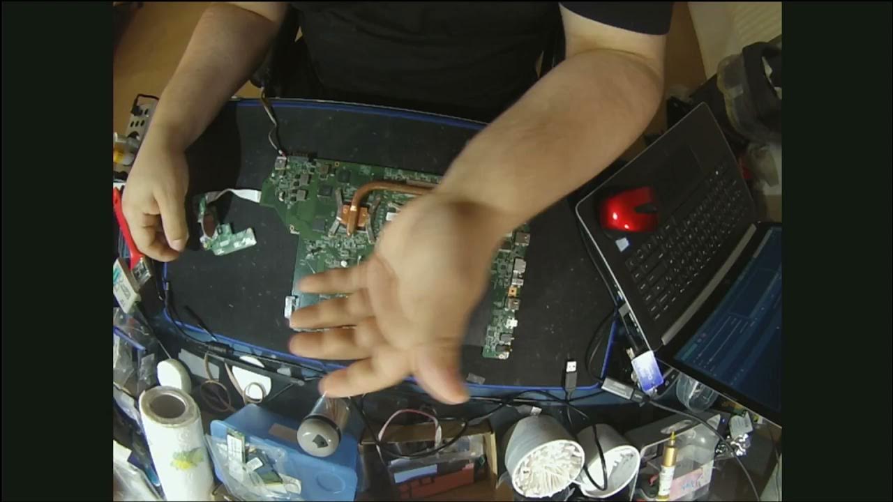 MSI MS-16J51 motherboard with faulty IC chip. Reprogram needed. - YouTube
