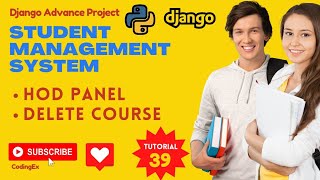 Delete Course (Backend) | Python Django Tutorial | Student Management System in Hindi