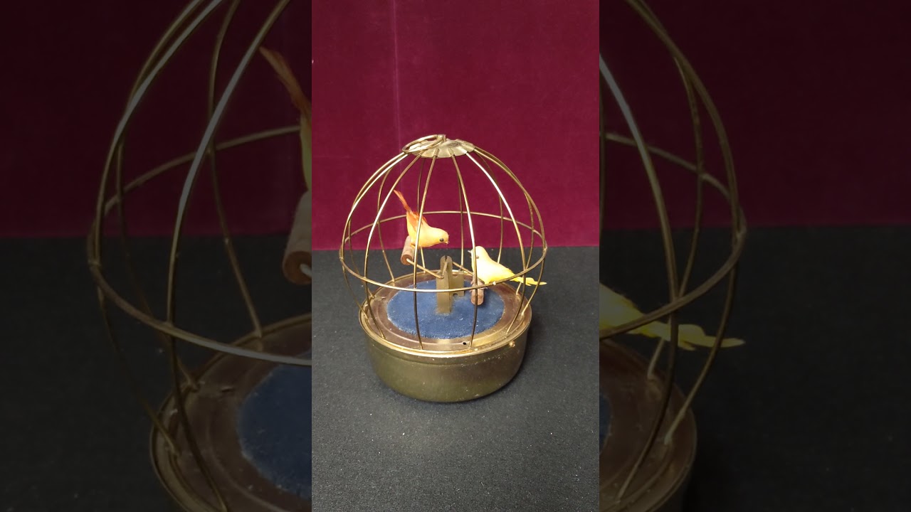 Musical Automaton Birds on Swing