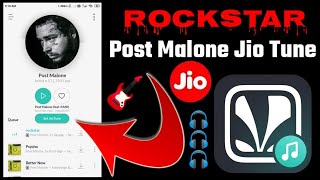 How To Set Post Malone Caller Tune | How To Set Jio Caller Tune | #postmalone, #rockstar, #jiotune screenshot 1