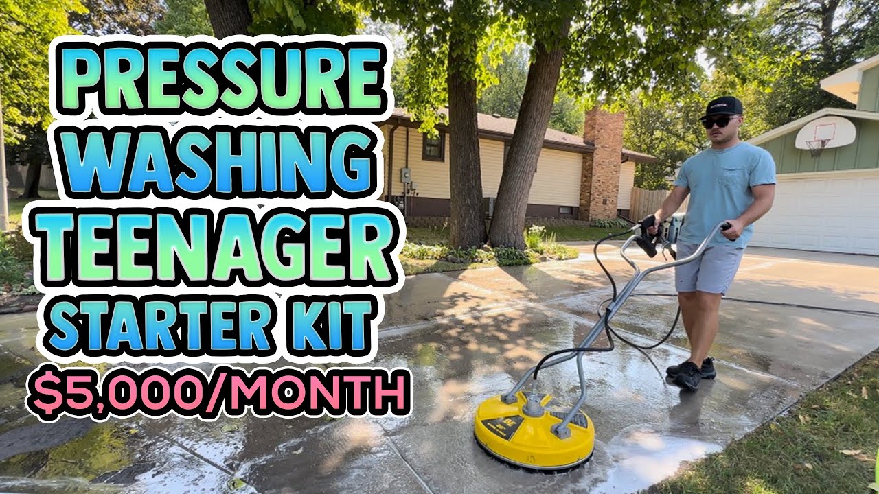 How To Start A Pressure Washing Business For Teenagers YouTube