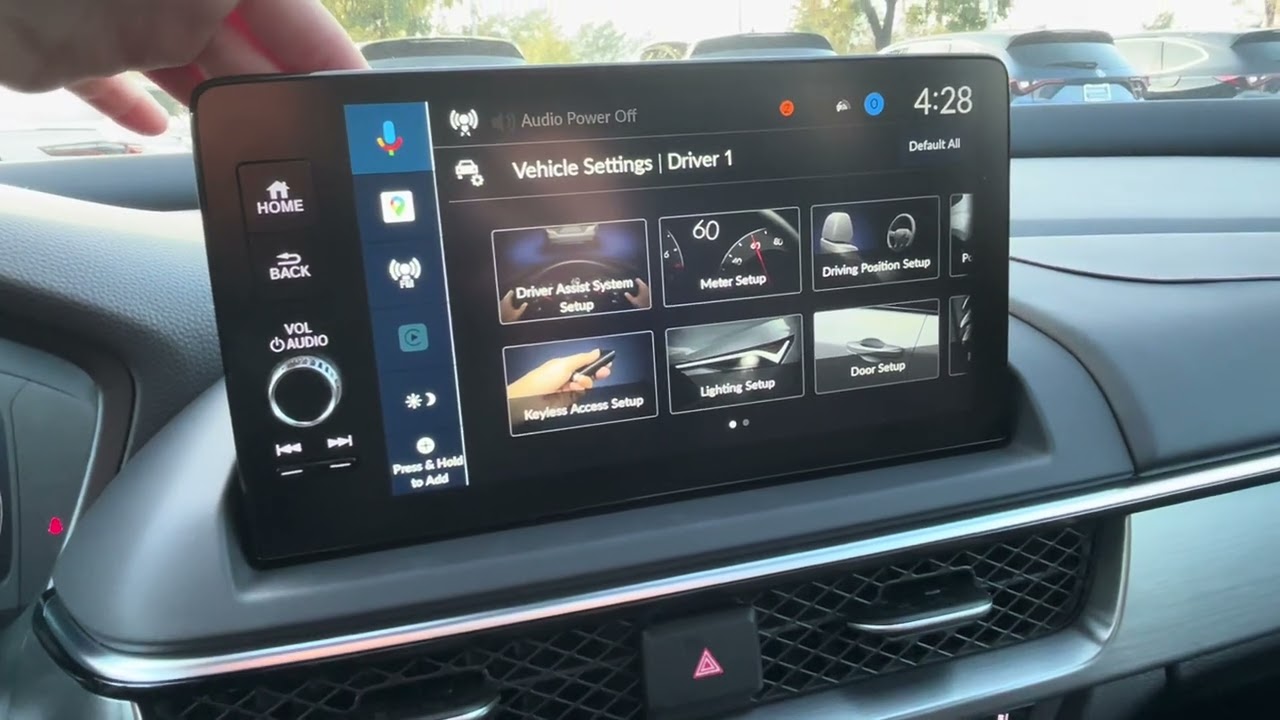 JC How to turn on/off traffic sign recognition in the new Acura