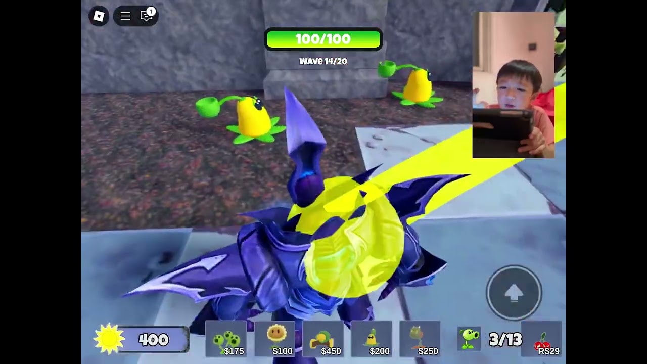 how to beat the dragon on KNIGHT'S STAND in Garden Defense ROBLOX