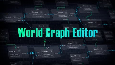 World Graph Editor | A Unity tool for creating connections between scenes