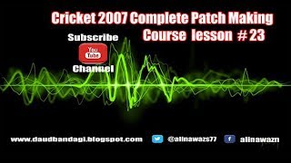 EA Cricket 07 Patch Making Tutorial#23│How To Edit English File