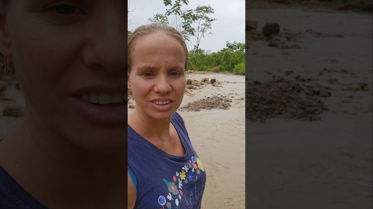 Пересечение бурной реки 