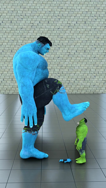 Blue Hulk vs Green Hulk  Crunch Time 3  Marvel Animation