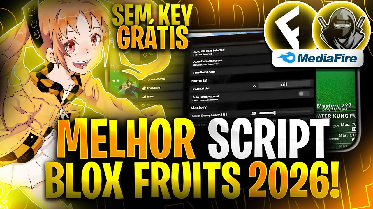 ✅SCRIPT BLOX FRUITS PARA MOBILE PC SEM KEY LINK DIRETO ATUALIZADO 2026 + EXECUTOR DELTA ATUALIZADO