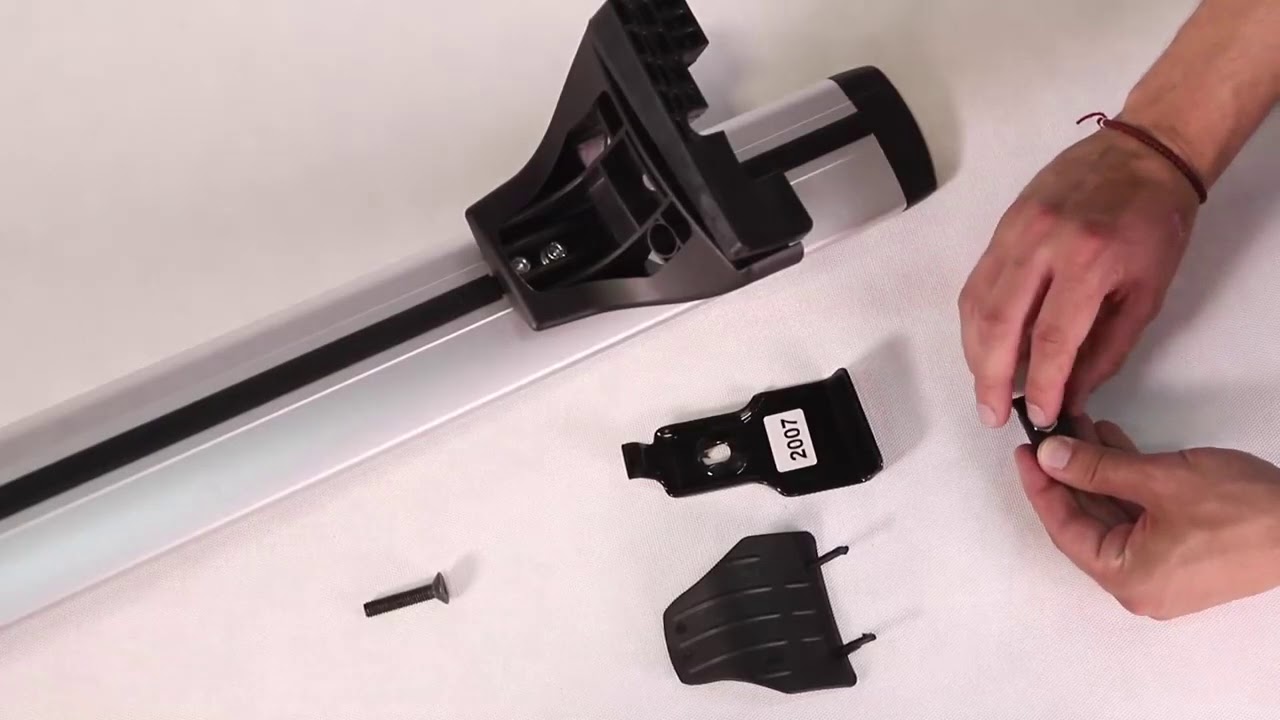 Сборка и установка багажника Евродеталь на гладкую крышу - YouTube