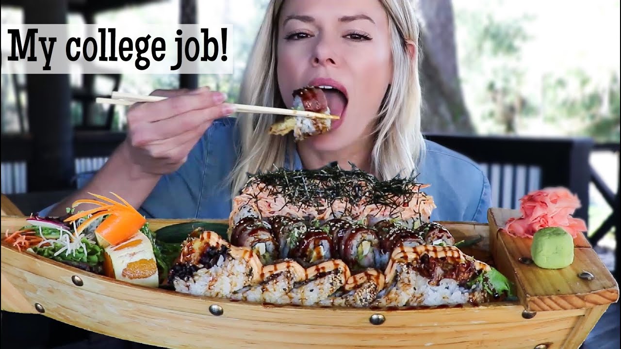 Sushi Boat Mukbang! | Sushi Feast at Masa in Tallahassee, FL