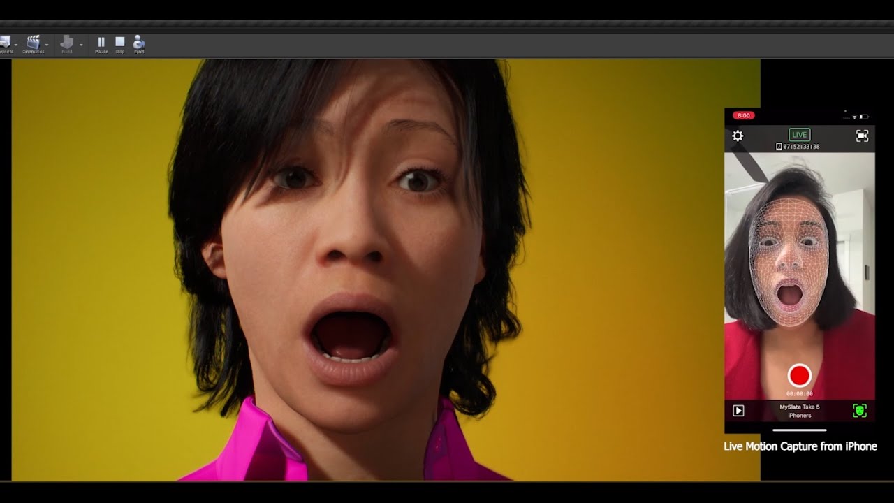 iPhone Motion Capture test with Unreal MetaHuman - YouTube