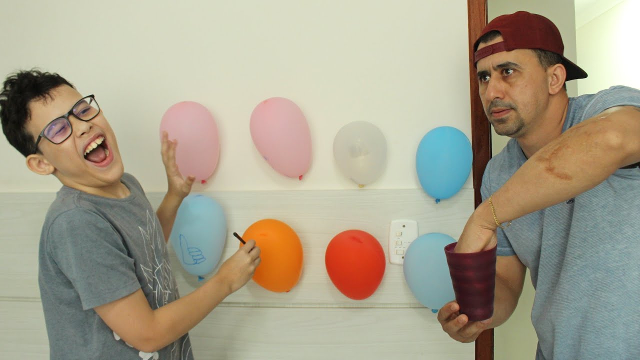 FIZEMOS O DESAFIO DO BALÃO!