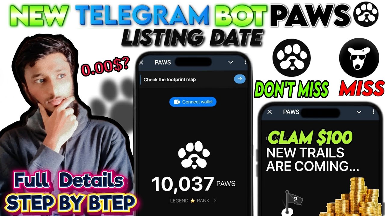 Paws Process PAWS AIR DROP LISTING DATE WITHDRAWAL STEP BY STEP PROCESS #paws # ...