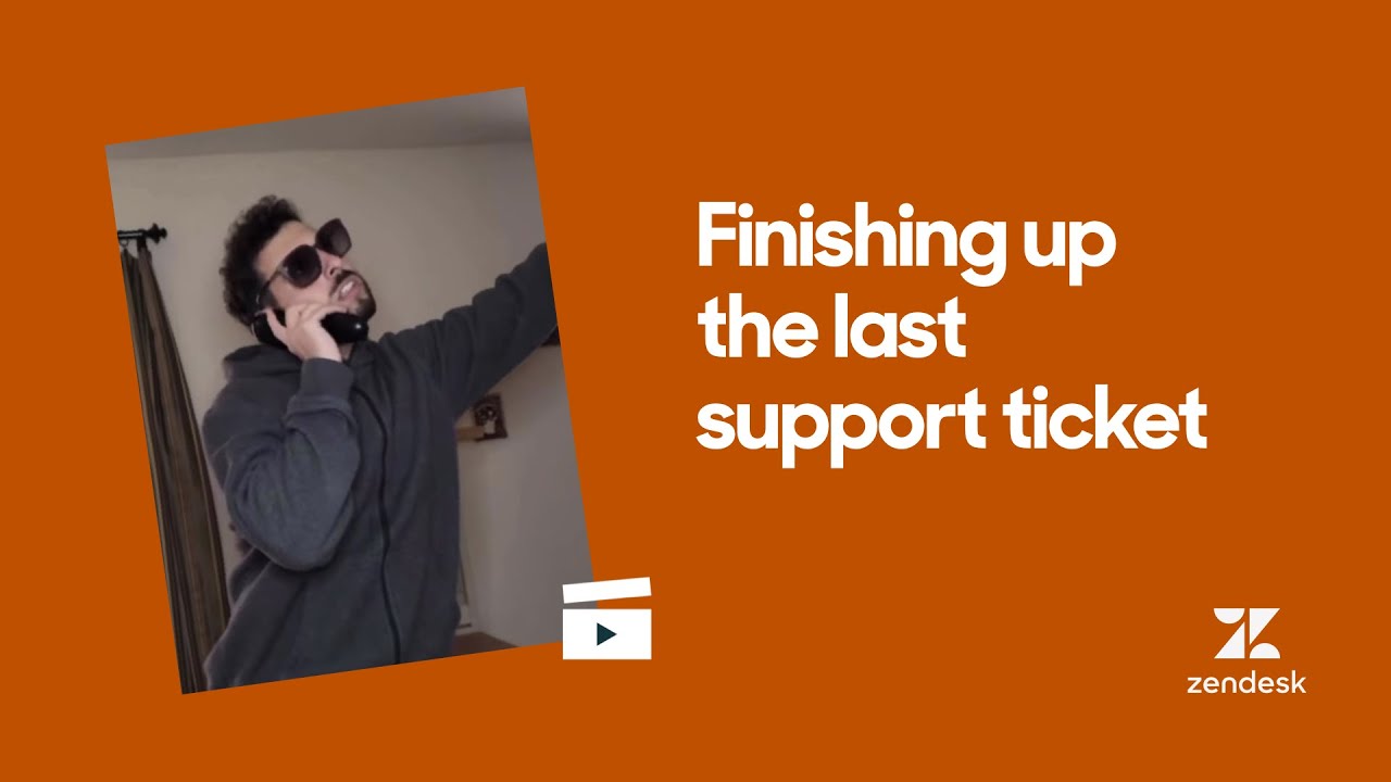 Finishing up the last support ticket. 