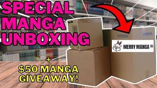 Special Manga Unboxing + HUGE Manga Giveaway!