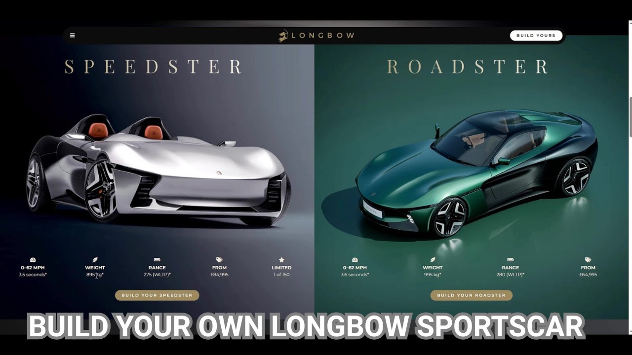Модели Longbow Speedster и Roadster теперь доступны в конфигураторе — какую комплектацию вы бы вы...