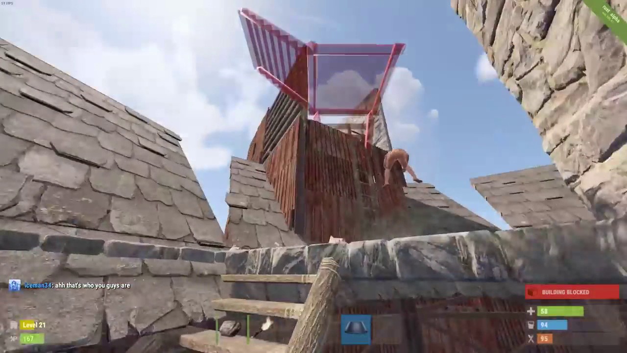 Raiding when you can't craft C4 or Rockets [Rust] - YouTube