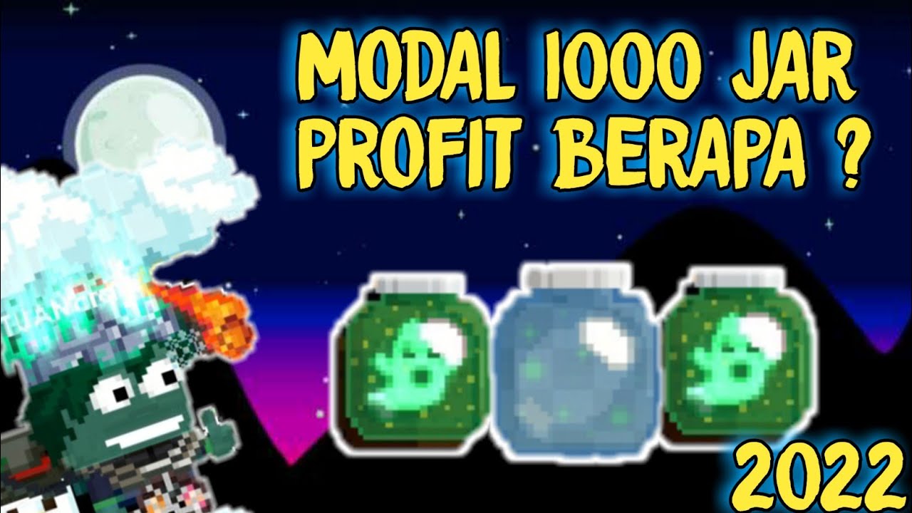 BERAPA PROFIT DARI 1000 GHOST JAR ? GROWTOPIA INDONESIA YouTube