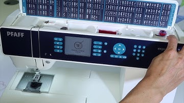 Pfaff expression 3.5 3 Threading & Winding a Bobbin