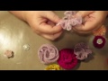 Tutorial making velvet Flowers