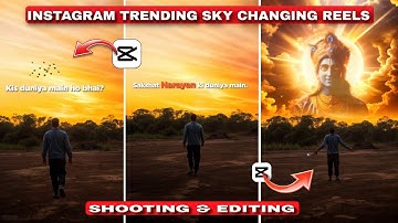 INSTAGRAM TRENDING NEW LORD KRISHNA SKY CHANGING REELS EDITING TUTORIAL IN CAPCUT || CAPCUT EDITING