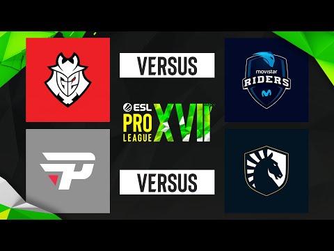 ESL PRO LEAGUE - S17 - PLAYOFF - G2 vs Movistar Riders | Pain vs Team Liquid - TV Arena Esport