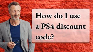 How do I use a PS4 discount code?