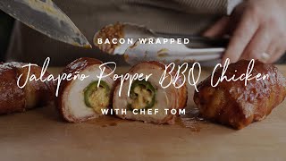 Bacon Wrapped Jalapeno Popper Barbecue Chicken