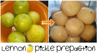 Simple and tasty lemon pickle without oil?