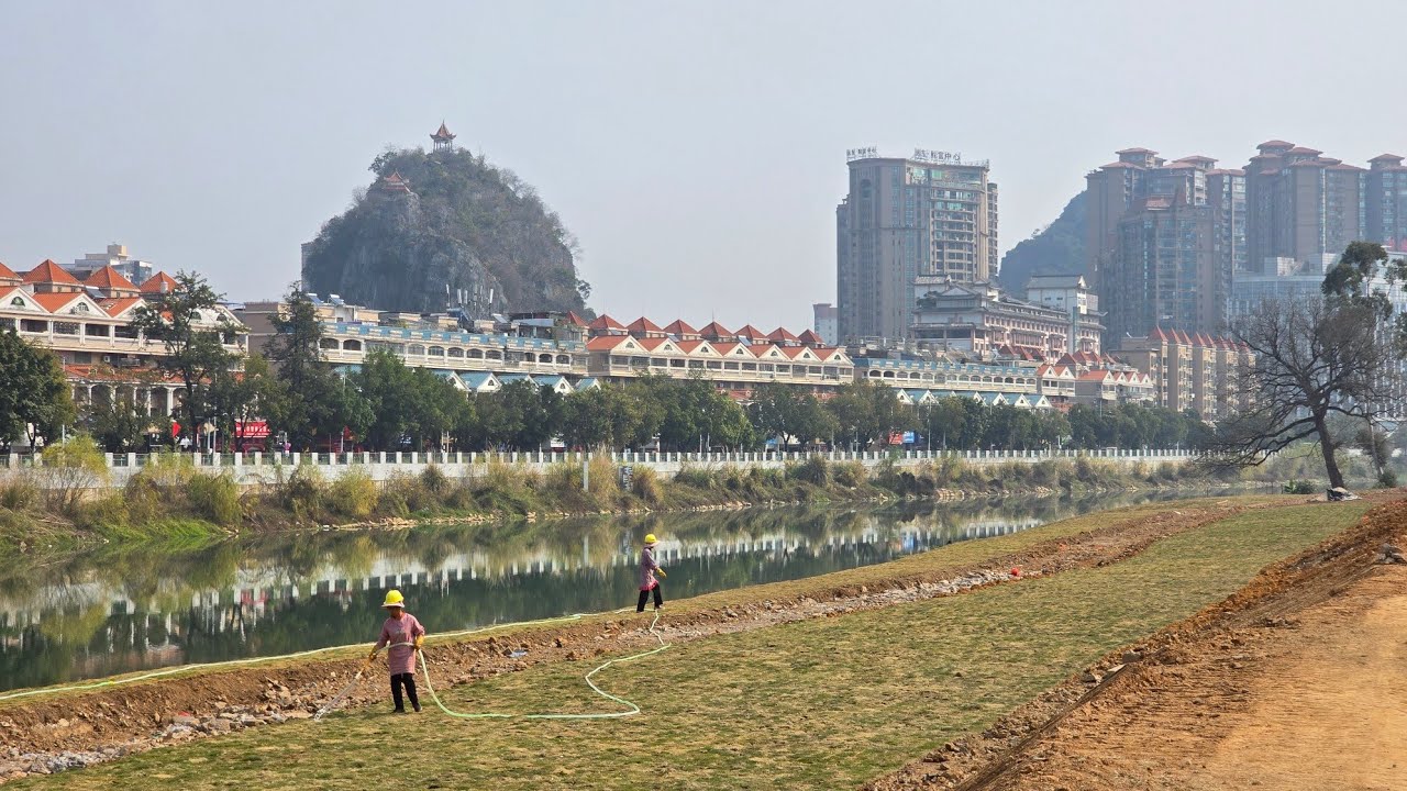 賀江河堤工程、橋東巷｜廣西日常實拍 20260115