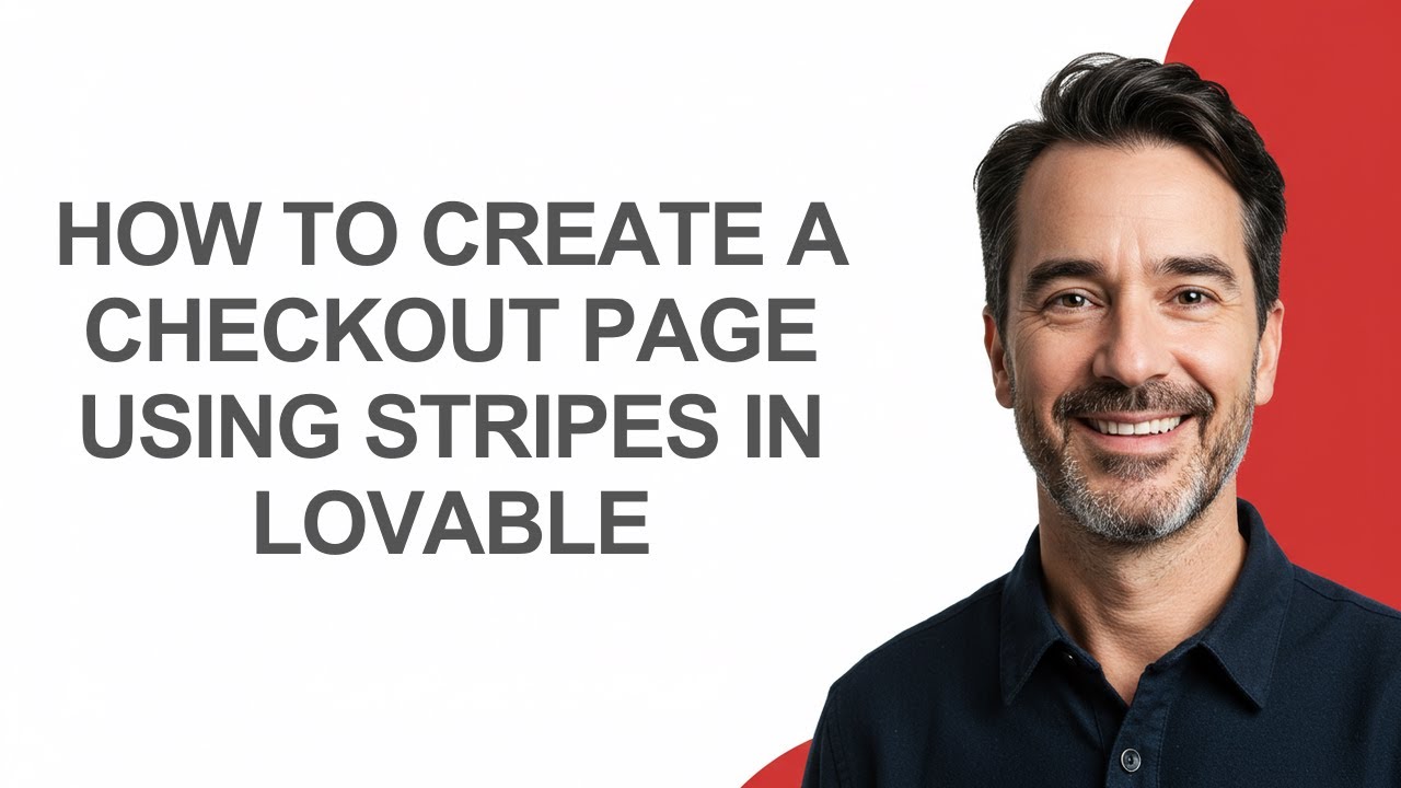 How to Create a Checkout Page Using Stripes In Lovable - KevinHowTo ...