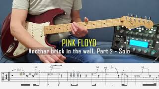 Pink Floyd - Another brick in the wall, part 2 - Guitar solo cover #23