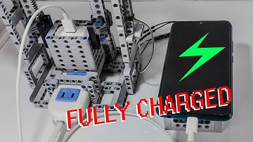 How to build automatic Charger Unplugger Arduino Project Using Lego Technic