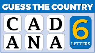 Scrambled Word Game | Can You Guess The Country From Scrambled Letters? - Part 10 screenshot 3