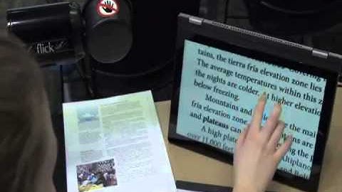 Flick Camera Portable Video Magnifier - MaxiAids.com