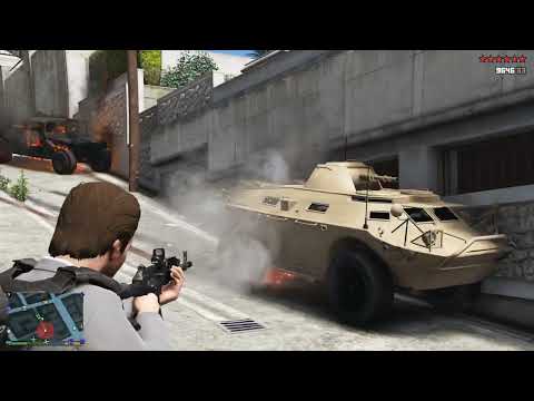 GTA 5 - Michael Epsilon Cult Shootout + Ten Star Escape