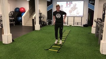 Ladder Drill (Two forward, One Backward, Two foot hops) - PTA Performance Spokane